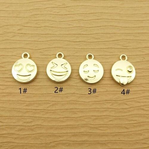 10pcs 12x14mm face charm for jewelry making crafting fashion earring pendant necklace charm bracelet charm diy finding