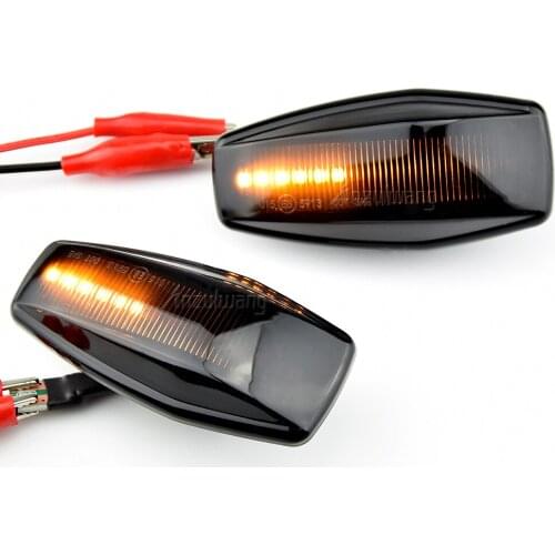 2Pcs Dynamic LED Side Marker Light Flowing Turn Signal Light Blinker For Hyundai Elantra Getz Sonata XG Terracan Tucson Kia Rio