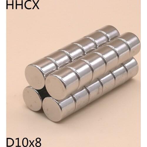 50PCS/LOT Magnet 10*8 N35 Disc NdFeB MAGNET 10x8 magnets for speaker