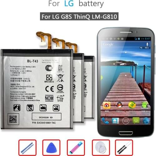 BL-T43 3550mAh Li-ion Polymer Battery For LG G8S ThinQ LM-G810 Bateria