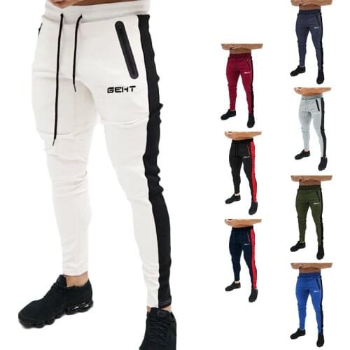 2021 hot models for autumn and winter mens new sports and leisure slim fitness pants mens trousers small feet beaming pants
