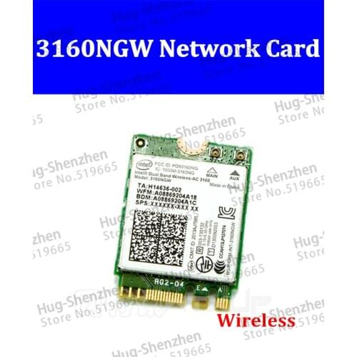 Intel 3160 3160NGW Dual Band Wireless AC + Bluetooth4.0 Mini NGFF wifi card 802.11AC Wireless Wifi Card