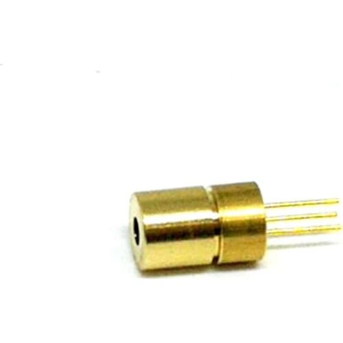 650nm 5mw Laser Diode w 6x10mm Brass Housing & 5mm Focus Lens Focusable Head DIY Laser Sensor Module