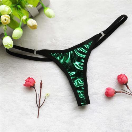 Micro bikini tanga mujer swimwear bikinis biquini tankini sexy lingerie thong Patent leather color Edging Splicing String simple
