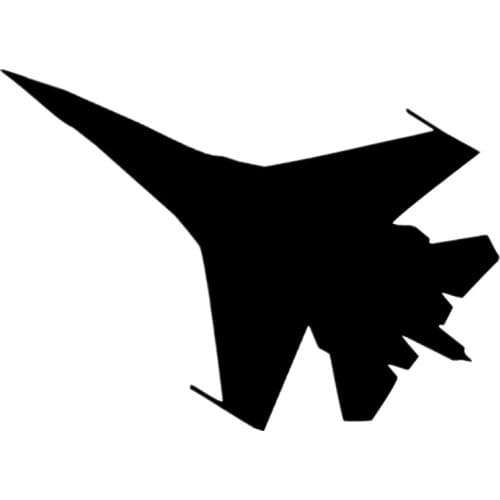 LLY-0276 Personality Car Sticker Aircraft Modeling Decal PVC Cars Bumper Motorcycle Sunscreen Waterproof Exquisite Auto Decals