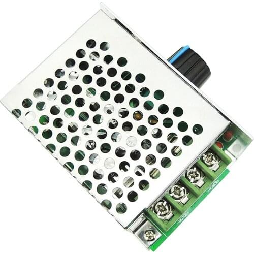 Brand New 10V-60VDC 20A PWM DC Motor Speed Controller with Shell Cover Adjutable Speed Driver Switch
