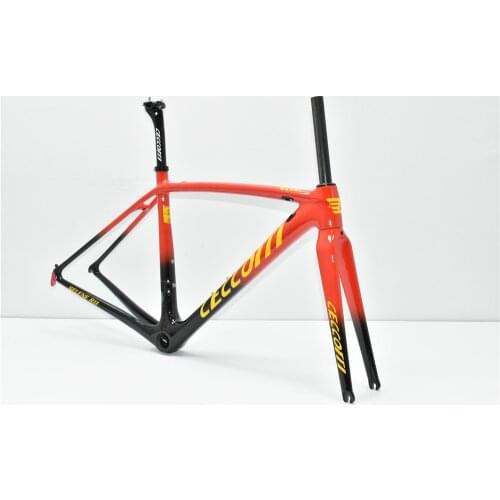 2019 new Ceccotti carbon road bike frame cycling bicycle frameset 900g Di2/mechanical racing carbon road frame