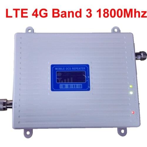 New 4G amplier BAND3 FDD LTE 4G booster 30dbm 65dbi LCD display DCS 1800mhz mobile FDD booster repeater DCS booster repeater