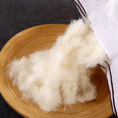 White Goose Down Pillow High-grade Five Star Hotel Feather Pillow Adult Orthopedic Neck Pillows With 100% Cotton Cover