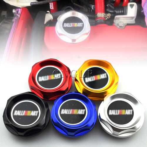 Ralliart Racing Engine Oil Cap Oil Fuel Filler Cover Cap For Mitsubishi HT6315 Galant Montero Diamante Outlander Space Star