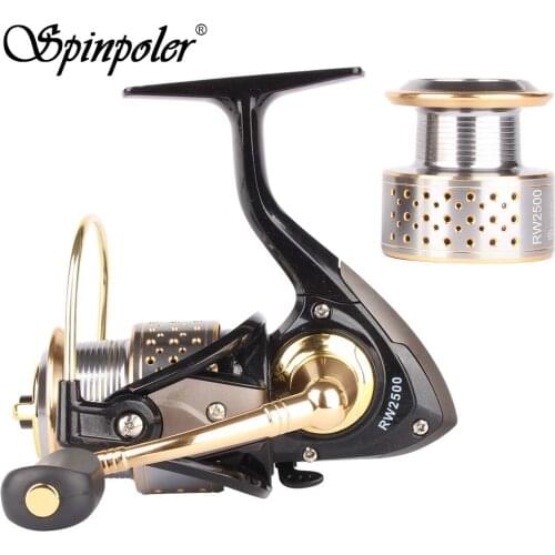 Spinpoler New Spinning Reel 8+1 Stainless Ball Bearings Fishing Reel Max Drag UP to 7KG for Live Liner Bait Fishing Action