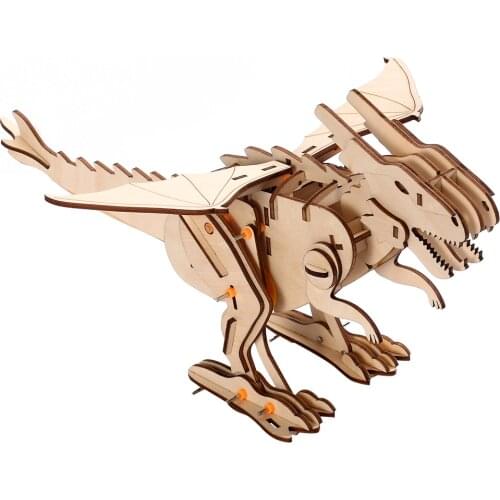 STEM Toys for Children Educational Science Experiment Technology Toy Set DIY Dinosaur Model Puzzle Painted Kids Toys