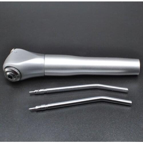 Dental 3 Way Air Water Spray Triple Syringe Handpiece w/ 2 Nozzles Tips Tubes