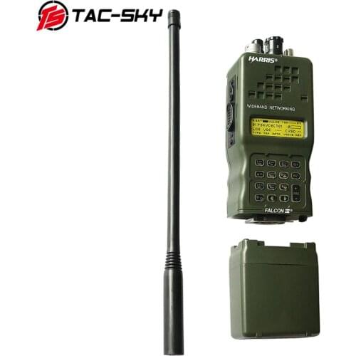 TAC-SKY military tactical headset walkie-talkie simulation model Harris AN / PRC152 152A virtual case dummy case