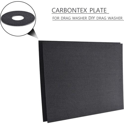 Thick 0.5mm 1.5mm 75x95mm Carbontex Plate Panel Doard For Drag Washer DIY Drag Washer For Fishing Reels Brake Friction Plate