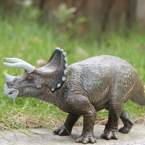 Triceratops Dinosaur Animal World Series Static Solid Action Figures Animal Model Collection Toys Children Decoration Party