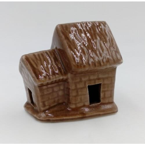 Aquarium Cottage Ornaments Ceramic Fish Tank Simulation Building House Decoration