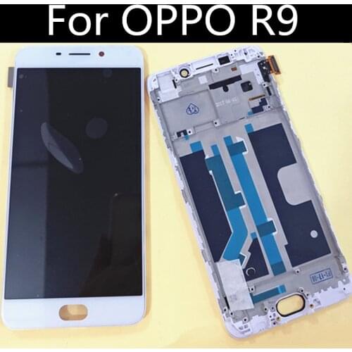 5.5" lcd For OPPO R9 R9m R9tm X9009 F1 Plus LCD Display+Touch Screen with Frame Digitizer Assembly Replacement