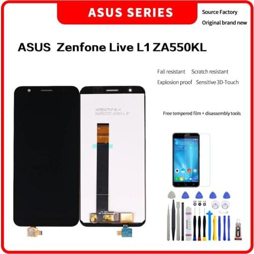 For Asus Zenfone Live L1 ZA550KL LCD display High quality HD brand new screen assembly with Disassembly tools