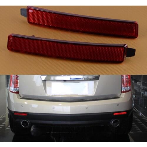 1 Pair Left & Right Rear Bumper Reflector 25881881 25881882 Fit For Cadillac SRX Chevrolet Traverse GMC Acadia Saturn Outlook