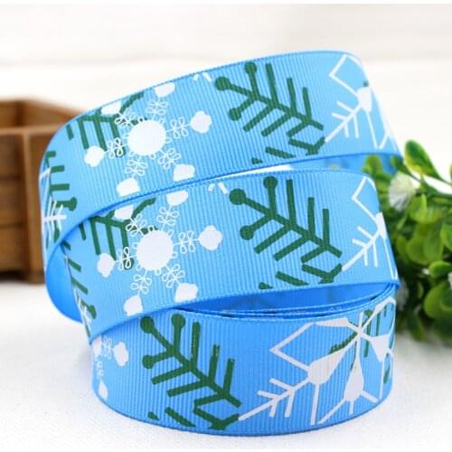 1591061 , 15 New arrival 25mm Christmas Series Printing ribbon, unique selling new models, Christmas tree decorations gift wrap