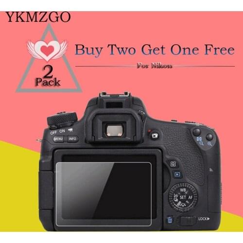 2 pack 9H Tempered Glass Screen Protector For Nikon D3400 D3300 D7500 D7200 D7100 D5600 D3500 D3200 D5500 D5300 D700 D300S W300