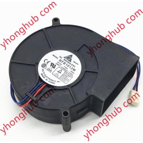 Detla Electronics BFB1012M SM25 DC 12V 0.66A 97x95x33mm 3-Wire Server Cooling Fan