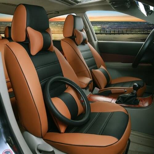 TO YOUR TASTE auto accessories custom luxury leather CAR SEAT COVERS for VW BORA MAGOTAN BEETLE PHAETON TOUAREG new arrival cool