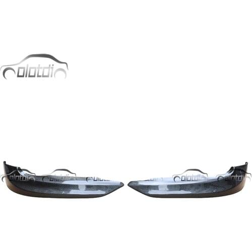 Car Accessories Auto Front Bumper Side Splitter Apron Carbon Fiber for BMW E90 Flaps 2008-2010 OLOTDI
