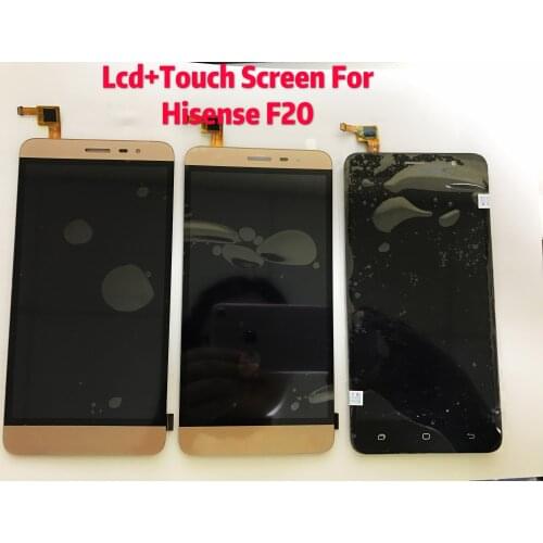 DGGROWING 100% Original Test No Dead Pixel IPS Full LCD Display With Touch Screen Assembly Replacement For Hisense F20+Free Tool