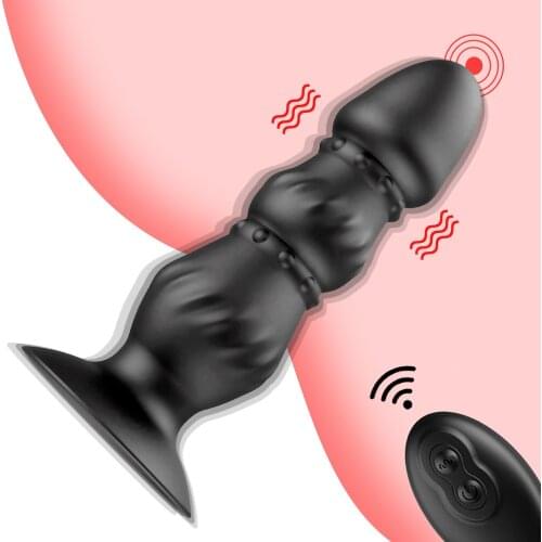 G-spot Stimulator Anal Plug Male Masturbator Big Anal beads Vibrator Sex Toys for Men Dildo Prostate Massager Butt Plug Sucker