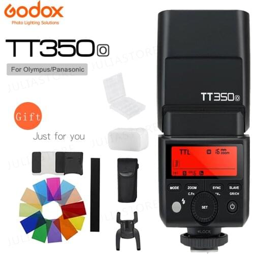 Godox Mini Speedlite TT350O Camera Flash TTL HSS GN36 for Olympus/Panasonic Mirrorless DSLR Camera