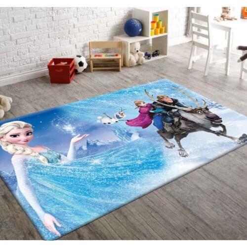 Elsa And Anna 9 Patterned Carpet ,Non Slip Floor Carpet,Teens Carpet,Turkish Rug