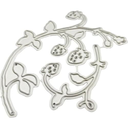 Strawberries Metal Cutting Dies Stencil Scrapbooking DIY Album Stamp Paper Card