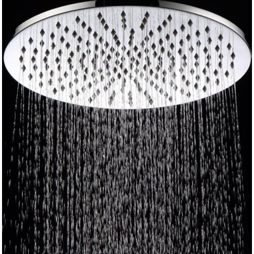 6/8 /9/10/12" Solid Brass Round Rain Shower Head Bathroom Accessories Chrome Rainfall Shower heads