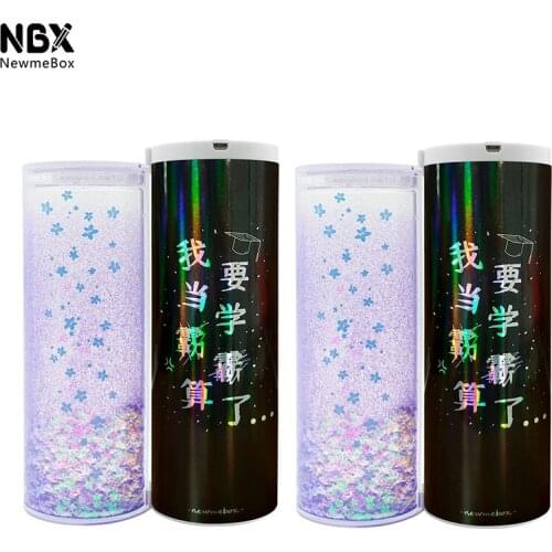 NBXnewmebox Quicksand style Pencil cases pencil case calculator pencil case password Charging reusable Kids loved Kawaii pen box
