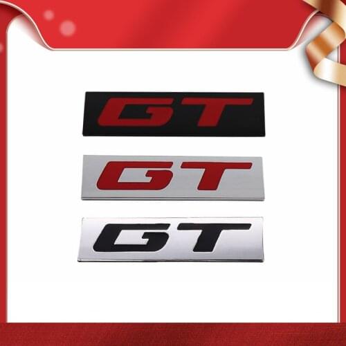 Premium GT for Universal car Engine Hood Fender trunk Tail Rear Bonnet Nameplate Decal Emblem Badge Sticker