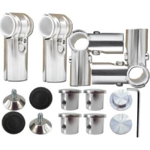 25mm Stainless Steel Pipe Connector Fittings Single Pole Accessories