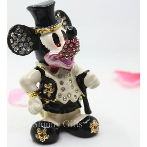 Special Offer Smart Birthday Gifts Cartoon Mouse Design Magic Trinket Box Lovely Jewelry Box