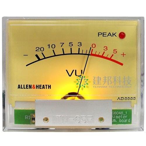 High Precision VU Meter Op-amp DB Table Power Amplifier Level Meter Lamp PEAK Sound Pressure Gauge PEAK Lamp