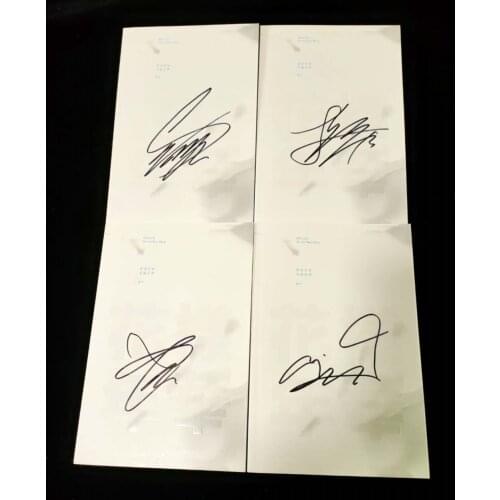 Young Forever PT.1 V SUGA JIN JIMIN Jung Kook RM J-HOPE autographed Album CD+Photobook K-POP GIFTS COLLECTION White VERSION