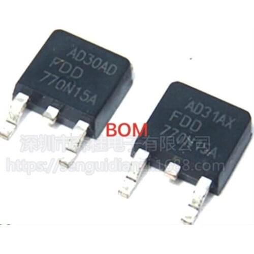 10pcs FDD770N15A 770N15A TO-252
