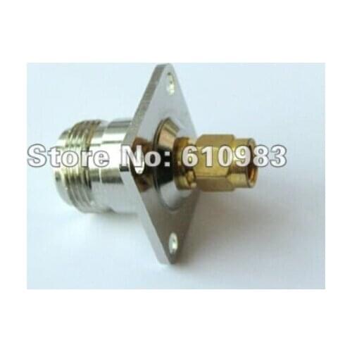 SMA - N adapter SMA Plug male to N Jack female Panel Mount RF connector straight