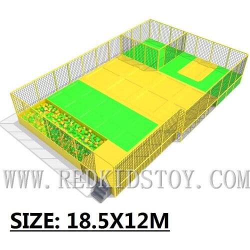 ASTM/TUV/CE Certificated Trampoline Park For Adults and Children HZ-LG7914b