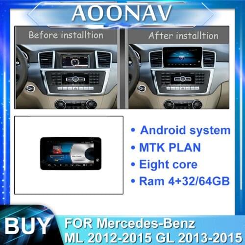 2din android car radio for-Mercedes-Benz ML 2012-2015 GL 2013-2015 car stereo autoradio touch screen GPS navigation head unit