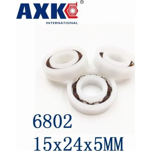 Axk 6802 Pom (10pcs) Plastic Ball Bearings 15x24x5mm Glass Balls 15mm/24mm/5mm 61802 Pom
