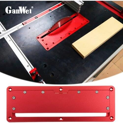 GanWei Electric Circular Saw Flip Cover Table Special Embedded Cover Plate Adjustable Aluminum Alloy Insert Woodworking Tool