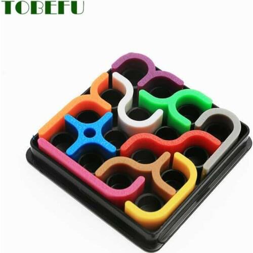 Creative 3D Intelligence Puzzle Crazy Curve Sudoku Puzzle Games Geometric Line Matrix Puzzle Toys For Children Learning Toy Gift