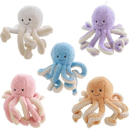 18cm Cute Simulation octopus Pendant Plush Stuffed Toy Super Soft Animal Home Accessories Cute Animal Doll Children Girls Gifts