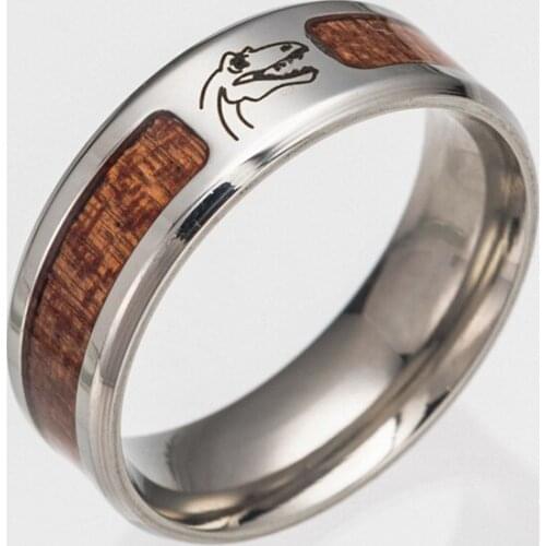 New Nordic Vikings Runes Amulet Life Tree Ring Men Stainless Steel Mosaic Wood Semi-circle Rings For Women Mens Jewelry Gift
